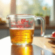 Verre mesureur de cuisine avec 150 ml de liquide
